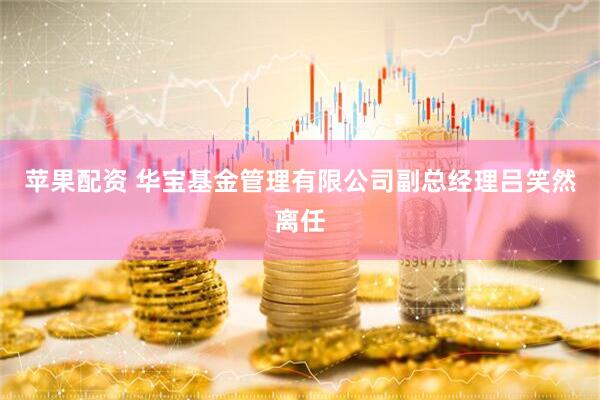 苹果配资 华宝基金管理有限公司副总经理吕笑然离任